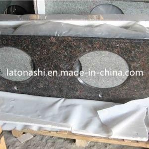 Tan Brown Granite Vanities Tops for Bath, Kitchen, Bar, Island