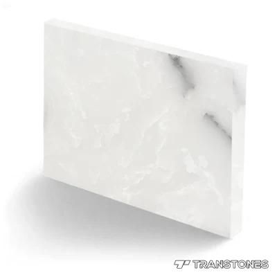White Artificia Stone with Vein Alabaster Decorative Wall