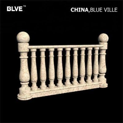 Factory Direct Price Home Decorative Polished White Stone Balcony Railing Mcy-42