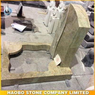 Kashmir Gold Germany Style Granite Tombstone Price