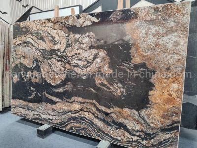 Imperial Gold Natural Stone Granite for Flooring Walling