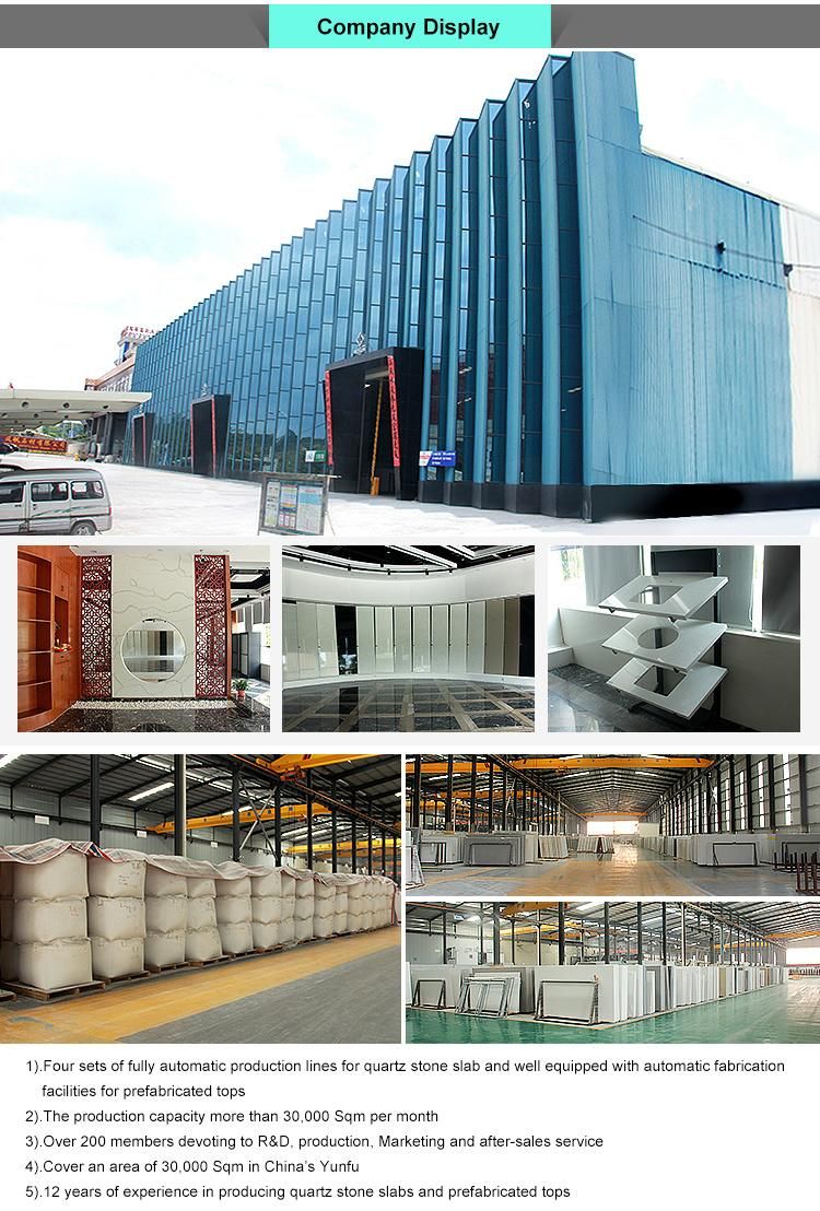 Factory Gate Prices Marble Looking Quartz Stone Kitchen Island Tops
