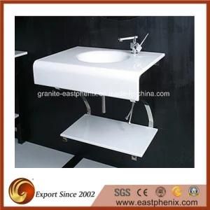 Natural Super White Nano Stone Sink for Bathroom