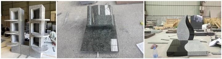 Mason France Customized Monument with Pebbles