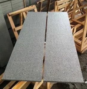 Flamed+Brushed G654 Grey Granite Tiles for Paving, Flooring