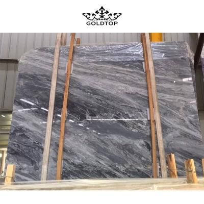 Polished Carrara Grey Marble Stone/China Grey Marble Big Slabs