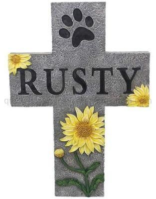 OEM Creative Pet Resin Tombstone Monument