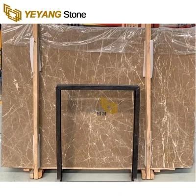 China Kozo Brown Marble Cut-to Size Slabs for Table/Bathroom/Countertops/Kitchen Top