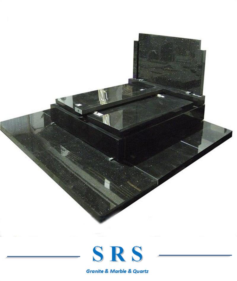 Popular European Granite Monument Russian Style G664, G654 and Black Granite Tombstone