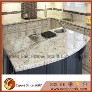Beige Artificial Quartz Stone Quartz Worktops Quartz Kitchen Countertop
