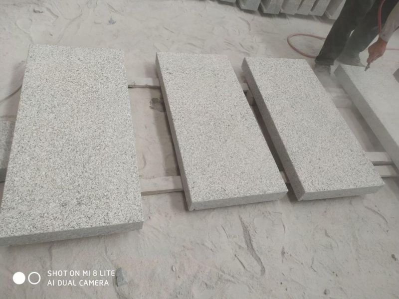Chinese Cheap G603 Granite Grey Tile Stair Stone and Kerbstone Stone