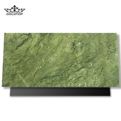 Being Popular Romantic Verde Ming Green Natural Marble for Countertops Kitchen for Restaurants