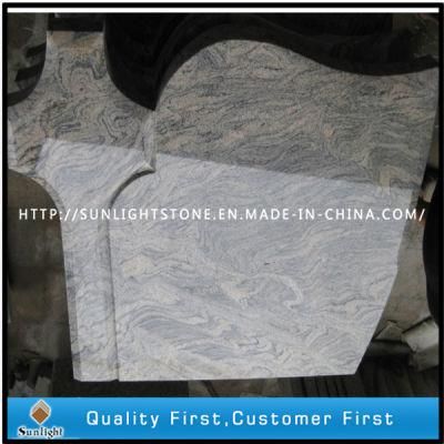China Juparana Granite Stone Monument and Tombstone with Cross