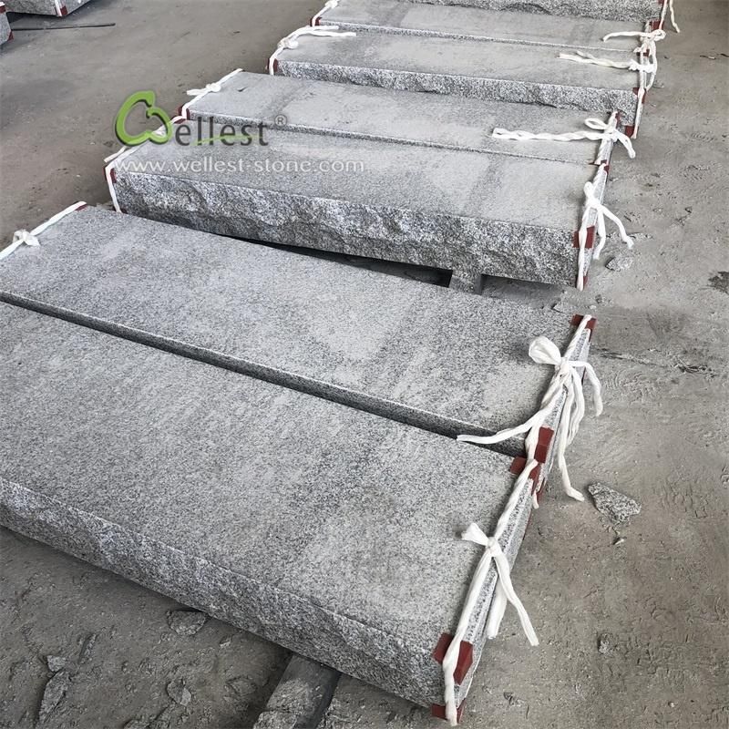 Light Grey Granite Road Edge Border, Driveway Kerbstone
