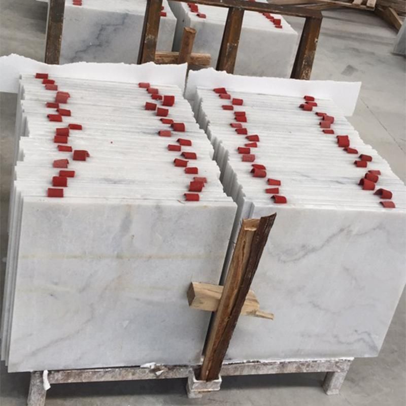 China Cheap Wholesale Price Landscape White Marble Tile for Floor and Wall