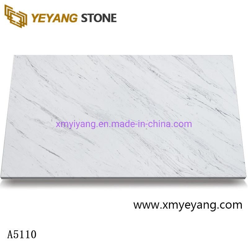 Best White Quartz Countertops Manufacturer for Hotel/Commercial/Bar Worktop/Tabletop/Countertop