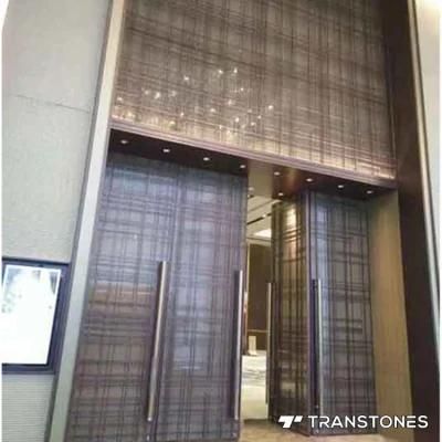 Hot Sale New Design Wood Veins Polished Eco-Resin Villa Wall Sheet