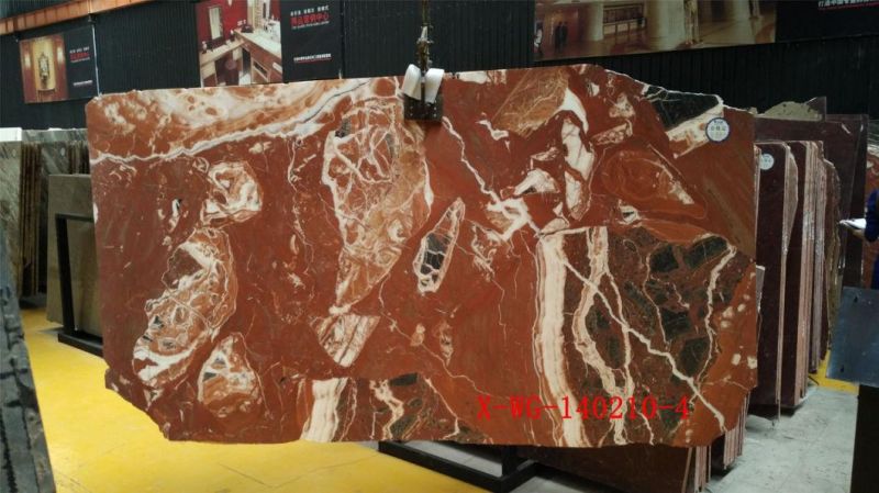 Sunshine Red Marble Slabs, Marble Countertops, Marble Tiles and Marble