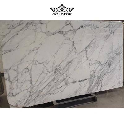 Natural Stone Factory Price Polished Statuary White Marble for Tabletop/Floor Tiles/Slab Tiles/Wall Tiles/Countertop