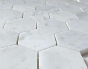 White Marble Mosaic/Italian Bianco Carrara Marble Mosaic