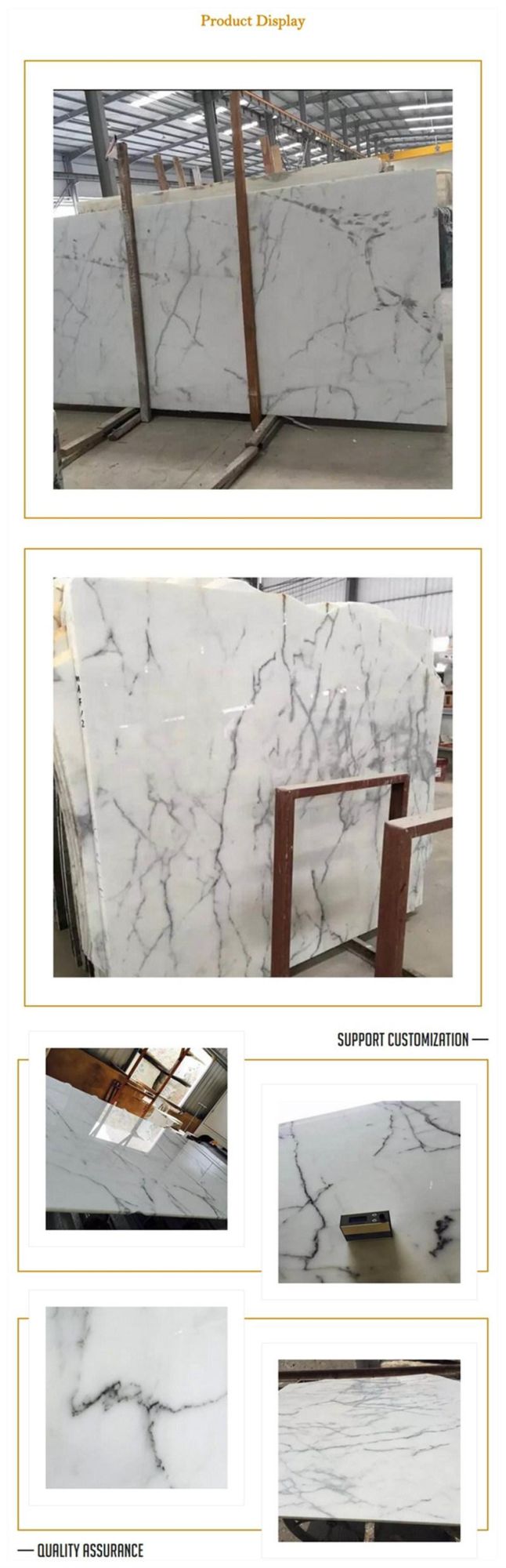 Italian Polished Calacatta/Statuario/Oriental White Marble Stair/Tread/Baluster/Sink/Marble Flooring/Countertop/Bathroom Decoration