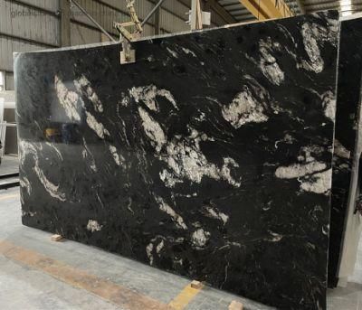 China White/Gold/White/Red/Giallo/Verde/Blue/Brown Stone Slabs Cosmic Black Titanium Granite for Countertops and Floor Wall Tiles