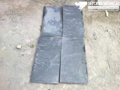 Black Slate Tiles for Wall/Flooring (mm097)