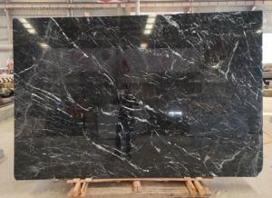 High Quality Portoro Black Marble Slabs/Tiles for Interiors