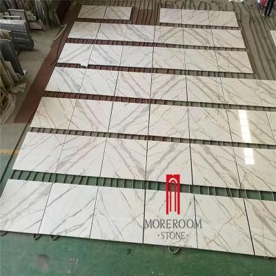 Italian Calacatta White Aluminum Honeycomb Composite Panel for Building Material