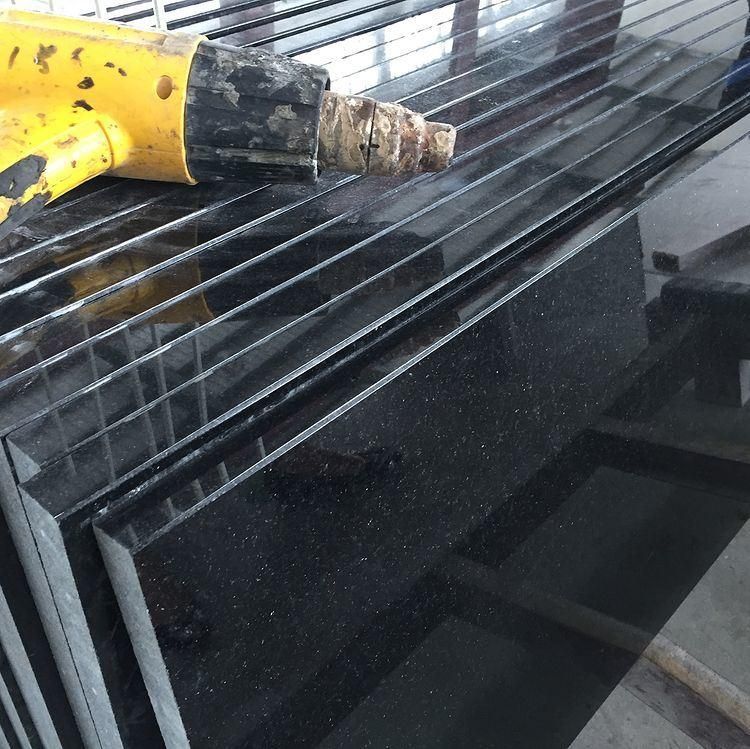Hebei Black Granite in Tile/Slab/Countertop