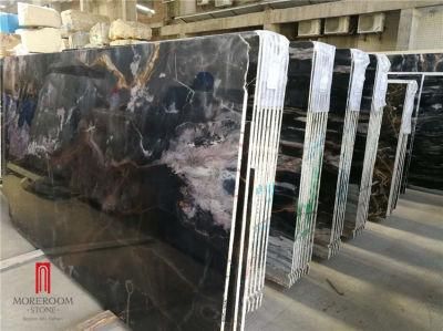 Building Material Hotel Flooring Italian Luxury Stone Black Marble