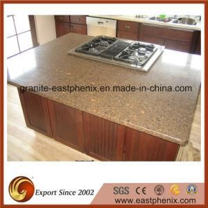 Top Quality Golden Quartz Stone Kitchen Countertop