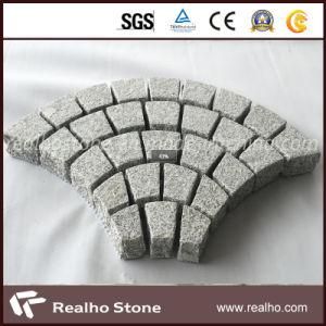 Fan Shaped Natural Granite Driveway Pavers Tile for Outdoor Stones