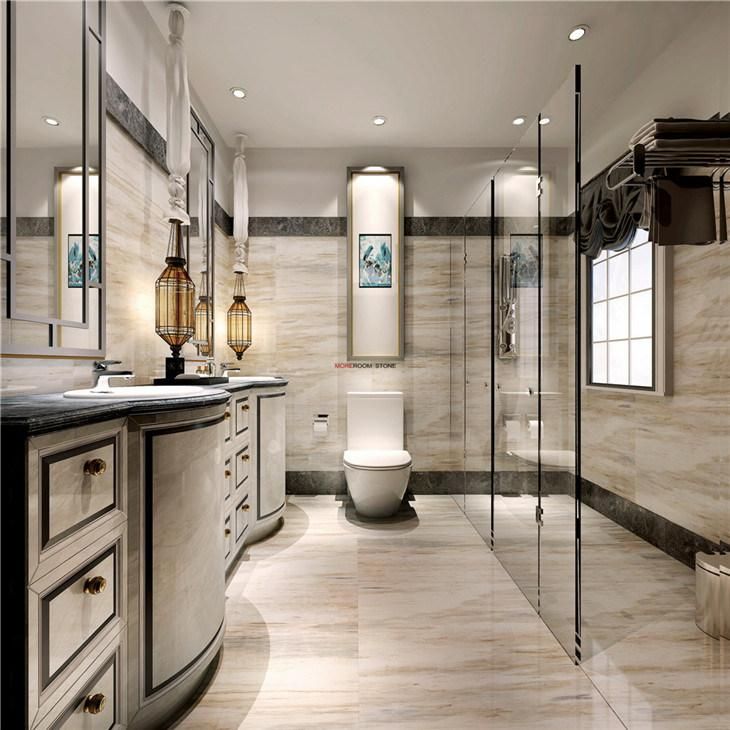 Polished Palissandro White Marble Stone