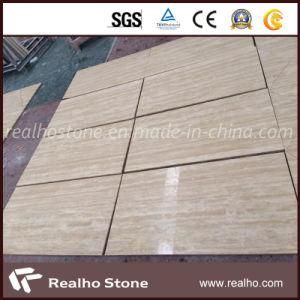 Beige Travertine Marble Tile for Wall Cladding and Flooring Tile