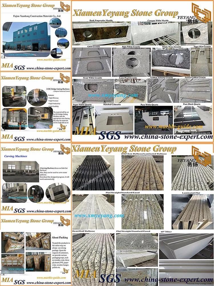 Artificial Stone Calacatta Quartz for Kitchen/Banthroom/Countertop/Workbench/Vanity/Table Top