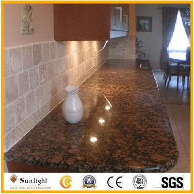 Discount Custom Laminated Baltic Brown Kitchen Granite Countertops for Home