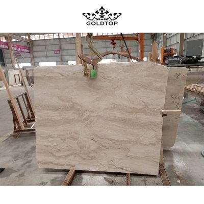 China Factory 18mm Thick Polished Beige Marble Tiles/Slabs