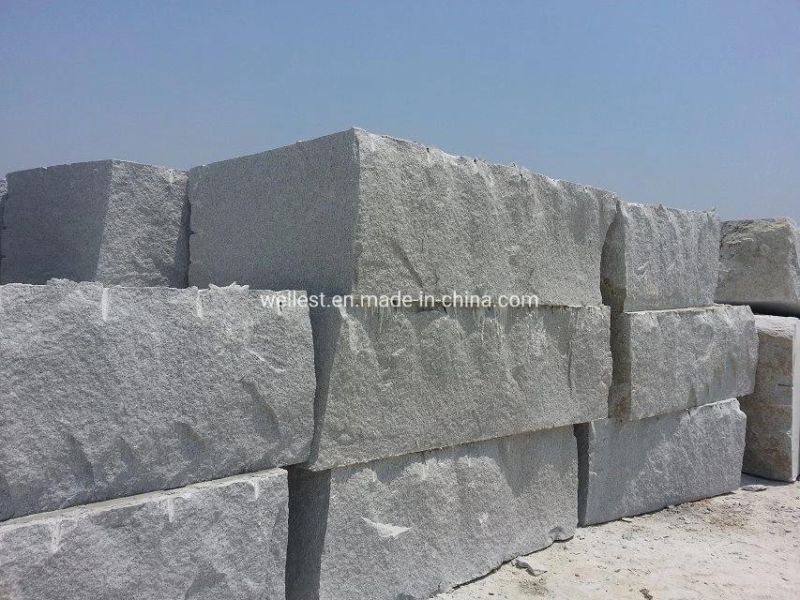 Natural Paving Brick Limestone Driveway Border Stone