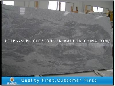 Natural China Ash Grey Granite Paving Slabs for Countertops, Tiles