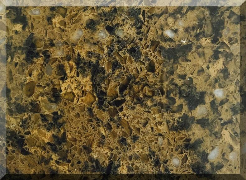White Sparkle Colors Quartz Stone Solid Surface