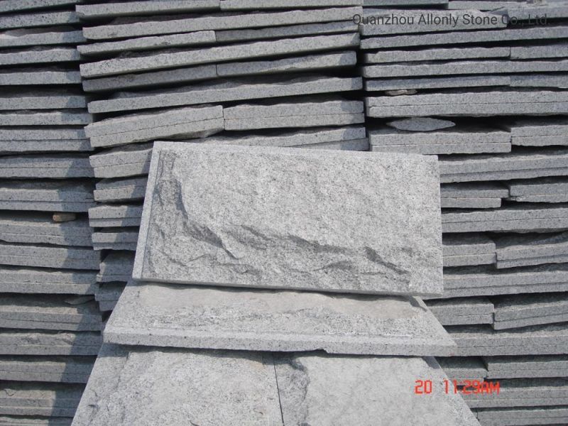 Natural Cheap G603 Granite Facade Mushroom Stone Wall Cladding