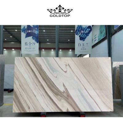 High End Natural Stone Slabs Platinum Dunes Marble Slab for Countertop and Tiles