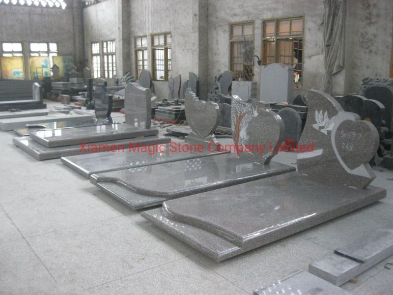 Wholesale All Kinds of Hot Selling Grey Granite Stone Headstone
