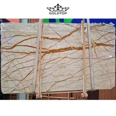 Natural Stone Sofitel Gold/Golden Yellow Marble for Slabs/Wall/Floor Tiles/Background