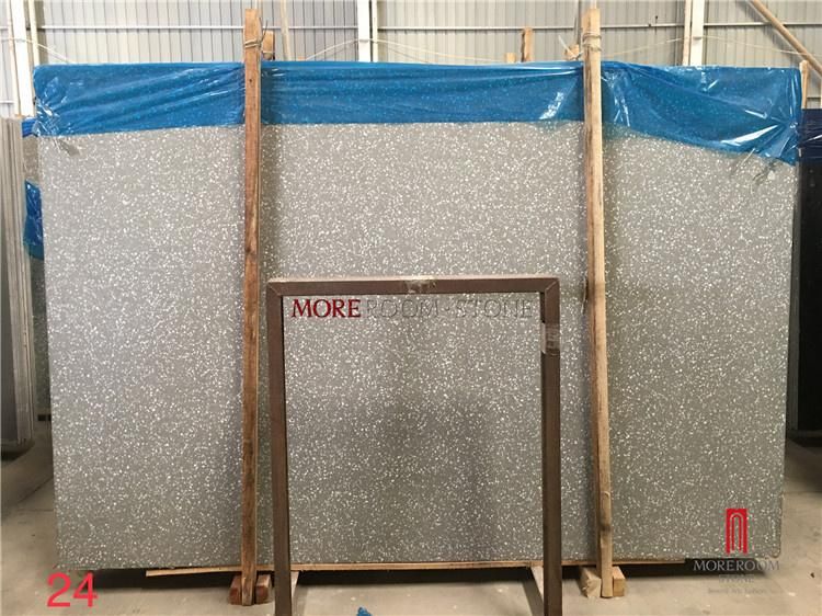 Artificial Stone Slab Grey Terrazzo Stone Porcleian Ceramic Tile Home Decoration Building Material