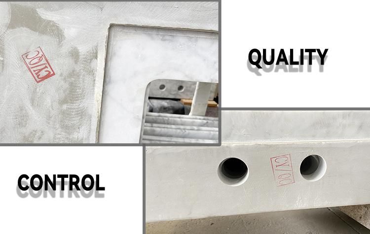 Customized High-End Design Italy Marble Carrara Calacatta Solid Surface Bathroom Countertops Vanity Tops Bathroom Vanities