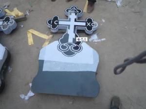 Cross Granite Tombstone Stone on Sale