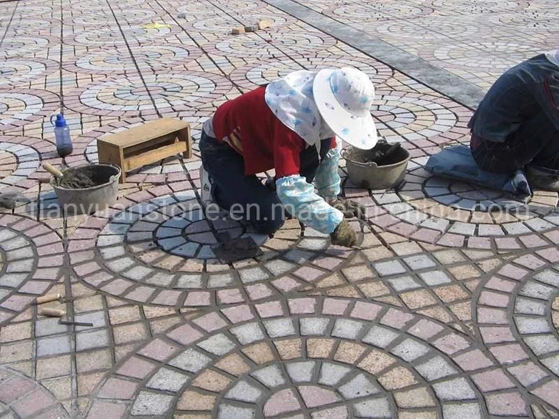 Rough Finish Granite Cobble Setts for Driveways and Paths