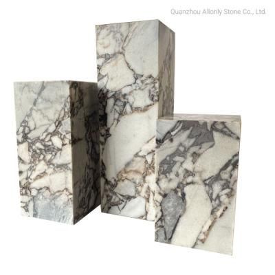 Modern Furniture Natural Stone Pedestal Stand Marble Plinth